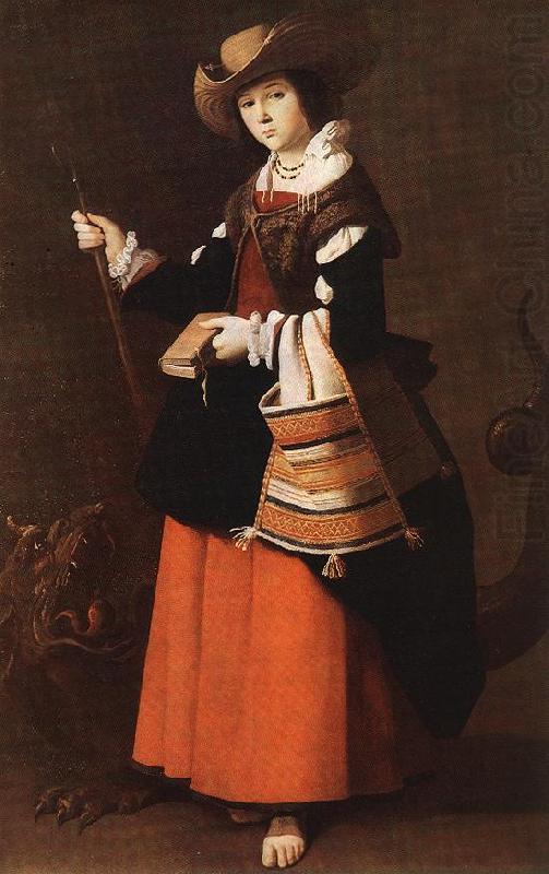 St Margaret, ZURBARAN  Francisco de